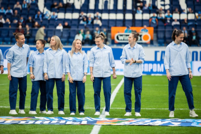 Презентация женской команды «Зенит» сезона-2023 на «Газпром Арене»