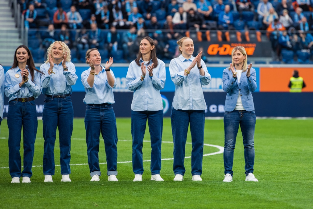 Презентация женской команды «Зенит» сезона-2023 на «Газпром Арене»