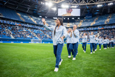 Презентация женской команды «Зенит» сезона-2023 на «Газпром Арене»