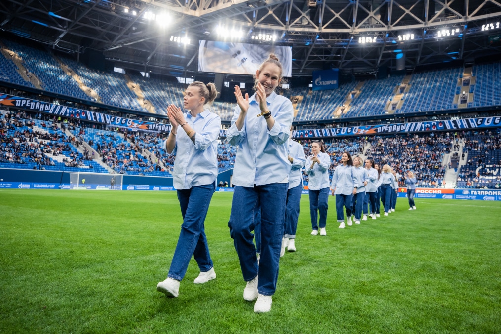 Презентация женской команды «Зенит» сезона-2023 на «Газпром Арене»