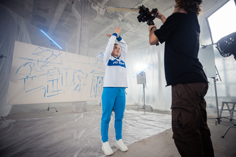 Съемки имиджевого видео к старту сезона женской команды «Зенит»