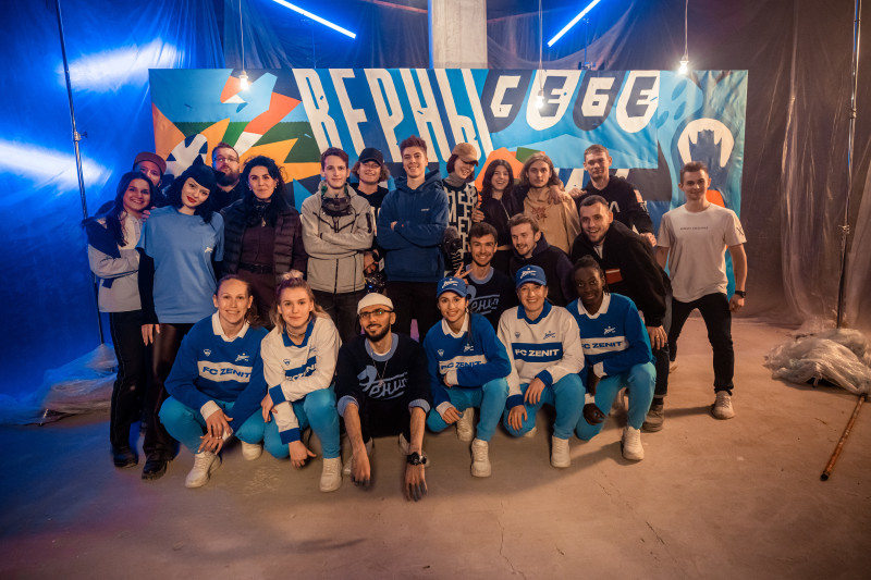 Съемки имиджевого видео к старту сезона женской команды «Зенит»