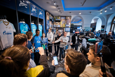 Презентация Роберта Ренана во флагманском магазине ФК «Зенит»