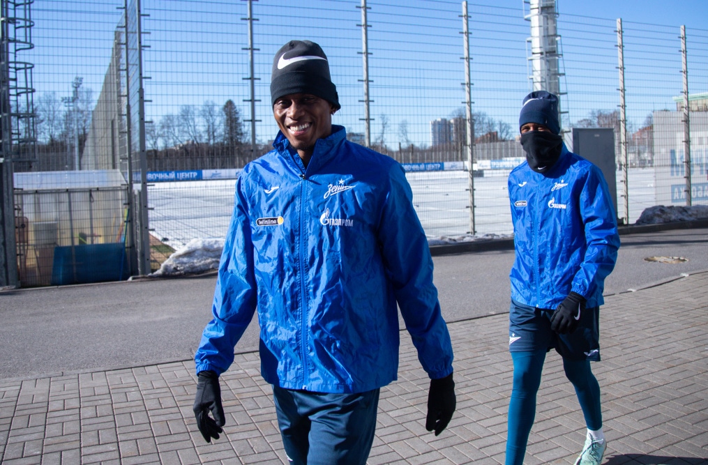 Открытая тренировка «Зенита» перед матчем с ЦСКА