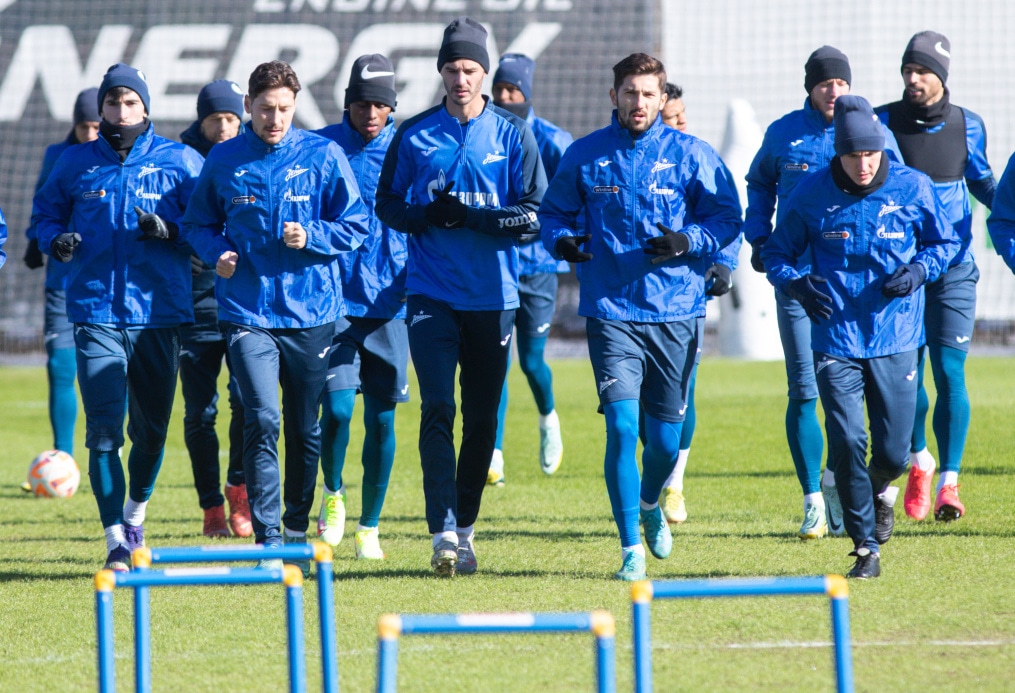 Открытая тренировка «Зенита» перед матчем с ЦСКА