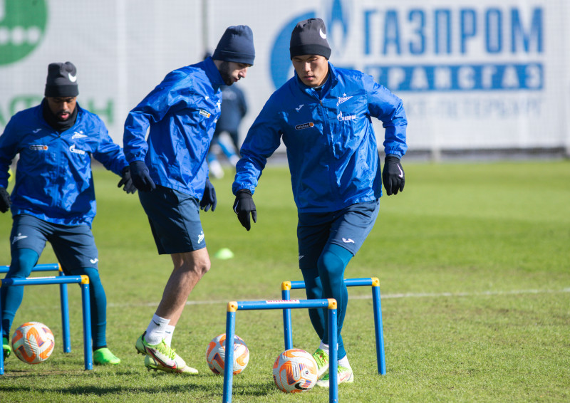 Открытая тренировка «Зенита» перед матчем с ЦСКА