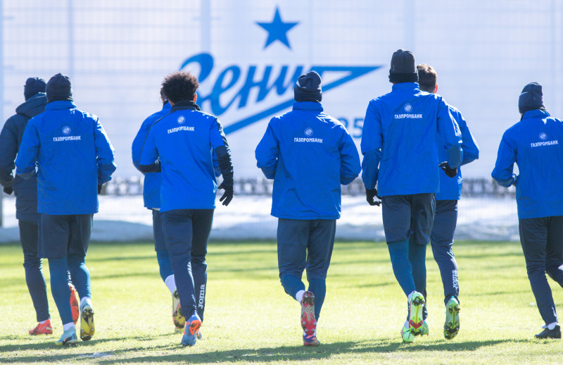 Открытая тренировка «Зенита» перед матчем с ЦСКА