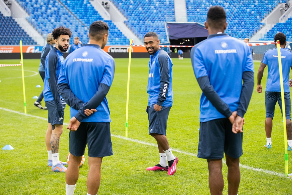 Открытая тренировка «Зенита» перед матчем с «Локомотивом»