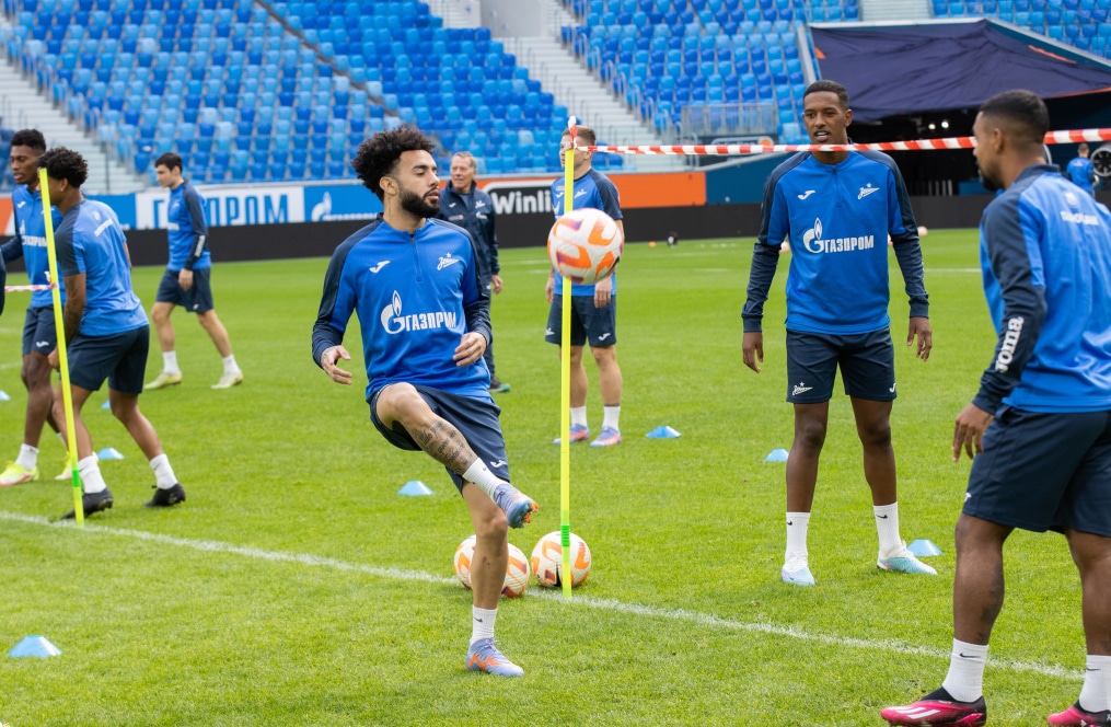 Открытая тренировка «Зенита» перед матчем с «Локомотивом»