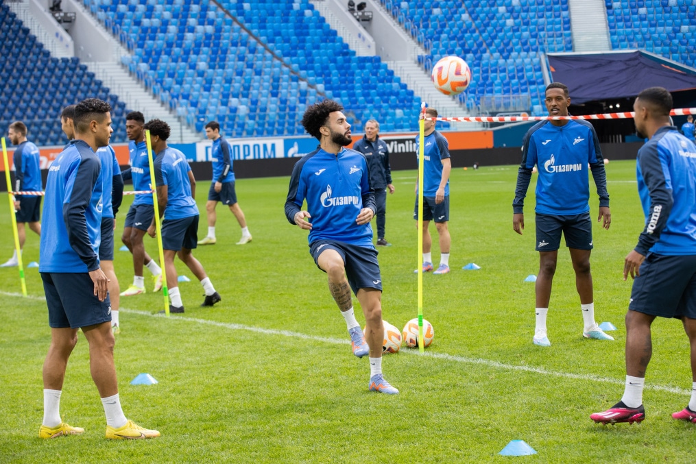Открытая тренировка «Зенита» перед матчем с «Локомотивом»