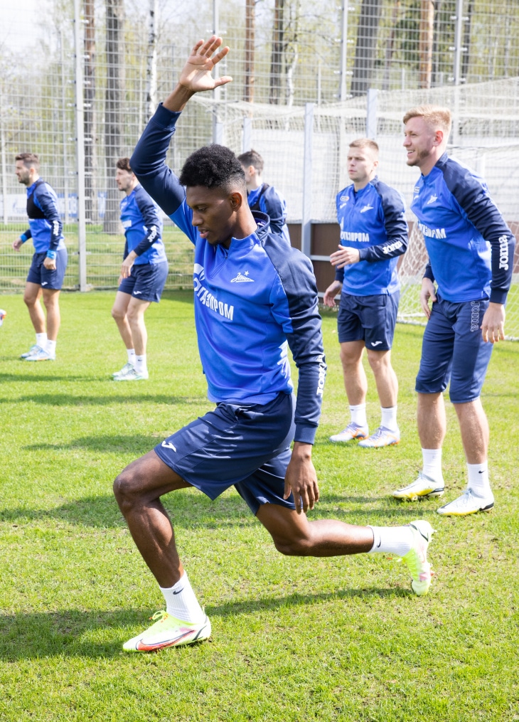 Открытая тренировка «Зенита» перед матчем с «Крыльями Советов»