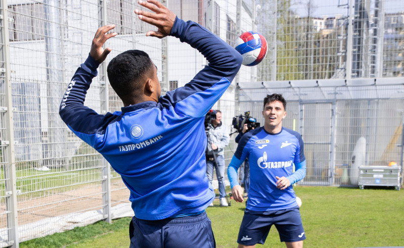 Открытая тренировка «Зенита» перед матчем с «Крыльями Советов»