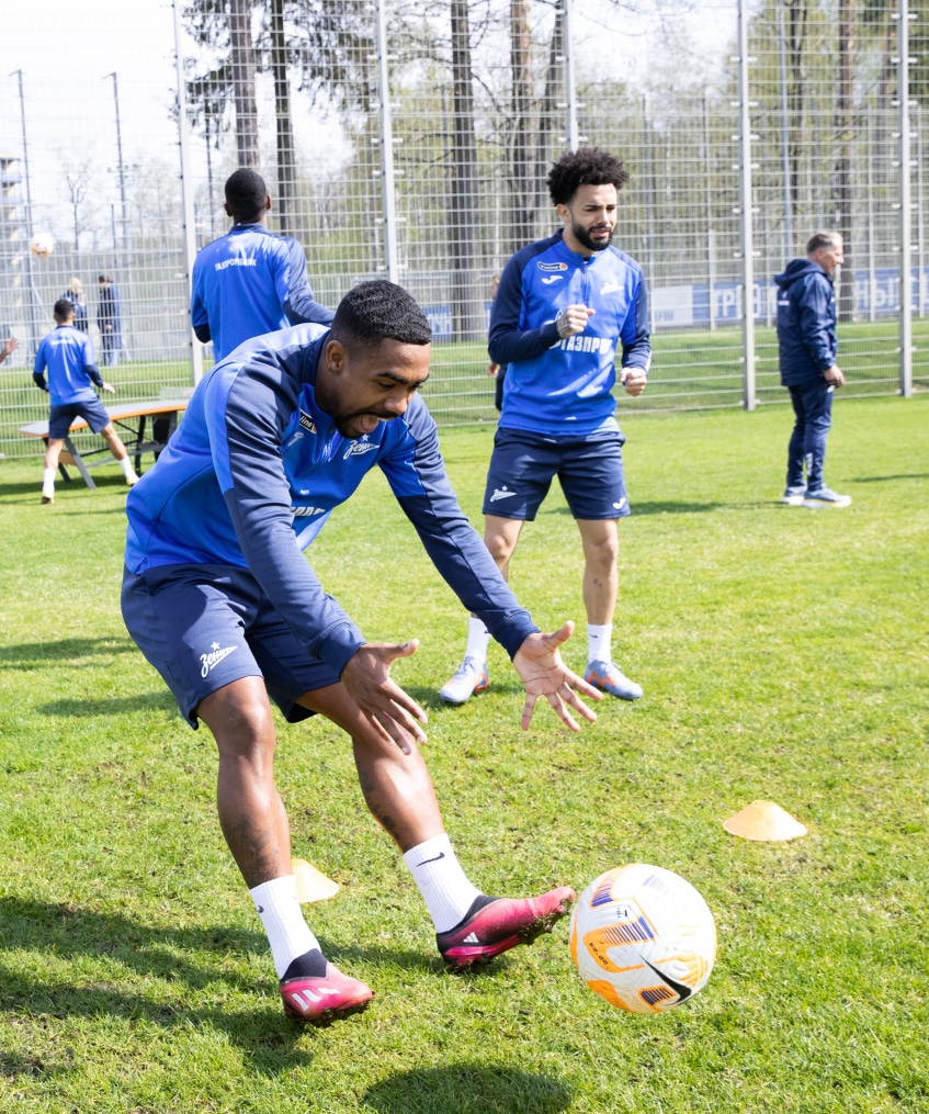 Открытая тренировка «Зенита» перед матчем с «Крыльями Советов»
