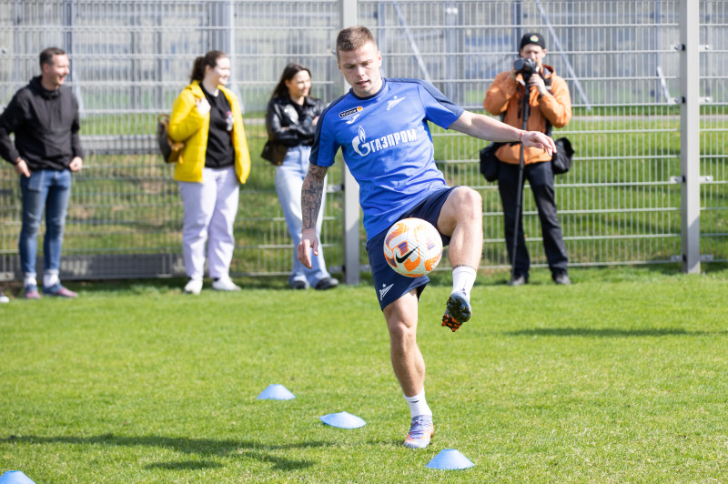 Открытая тренировка «Зенита» перед матчем с «Крыльями Советов»