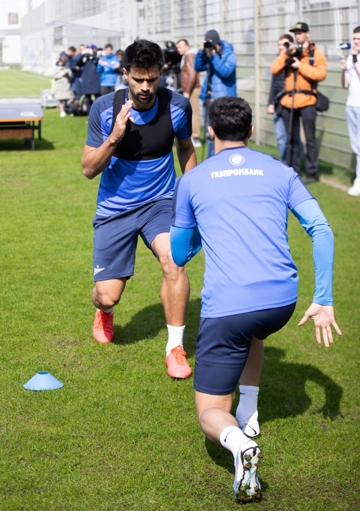Открытая тренировка «Зенита» перед матчем с «Крыльями Советов»