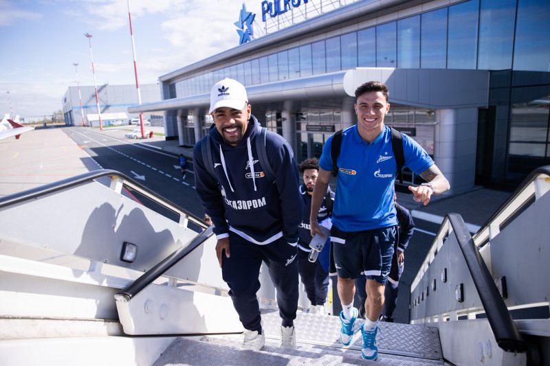 Вылет «Зенита» на матч с «Крыльями Советов»