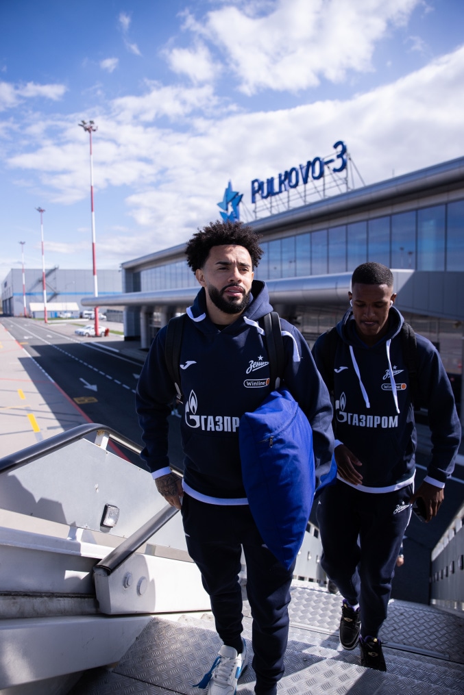 Вылет «Зенита» на матч с «Крыльями Советов»