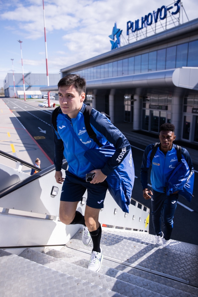 Вылет «Зенита» на матч с «Крыльями Советов»