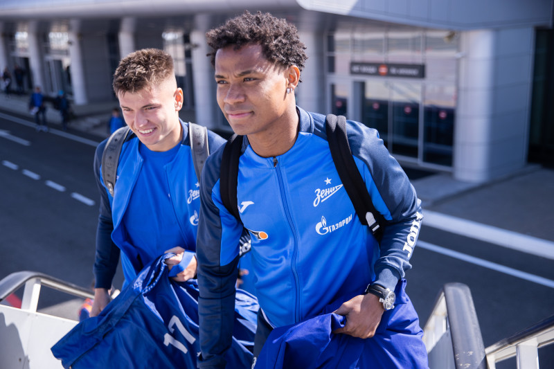 Вылет «Зенита» на матч с «Крыльями Советов»