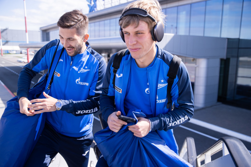 Вылет «Зенита» на матч с «Крыльями Советов»