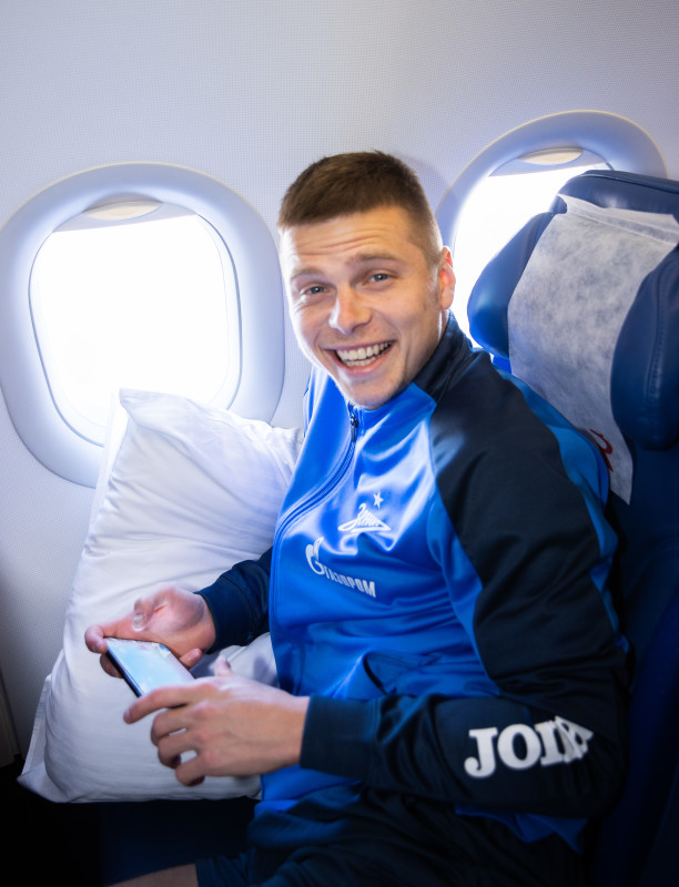 Вылет «Зенита» на матч с «Крыльями Советов»