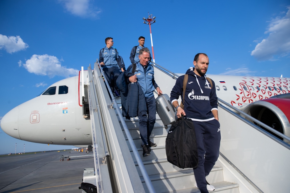 Вылет «Зенита» на матч с «Крыльями Советов»