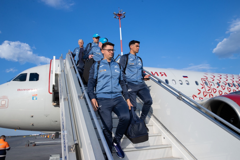 Вылет «Зенита» на матч с «Крыльями Советов»