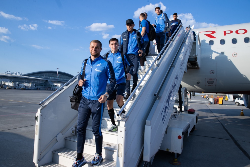 Вылет «Зенита» на матч с «Крыльями Советов»