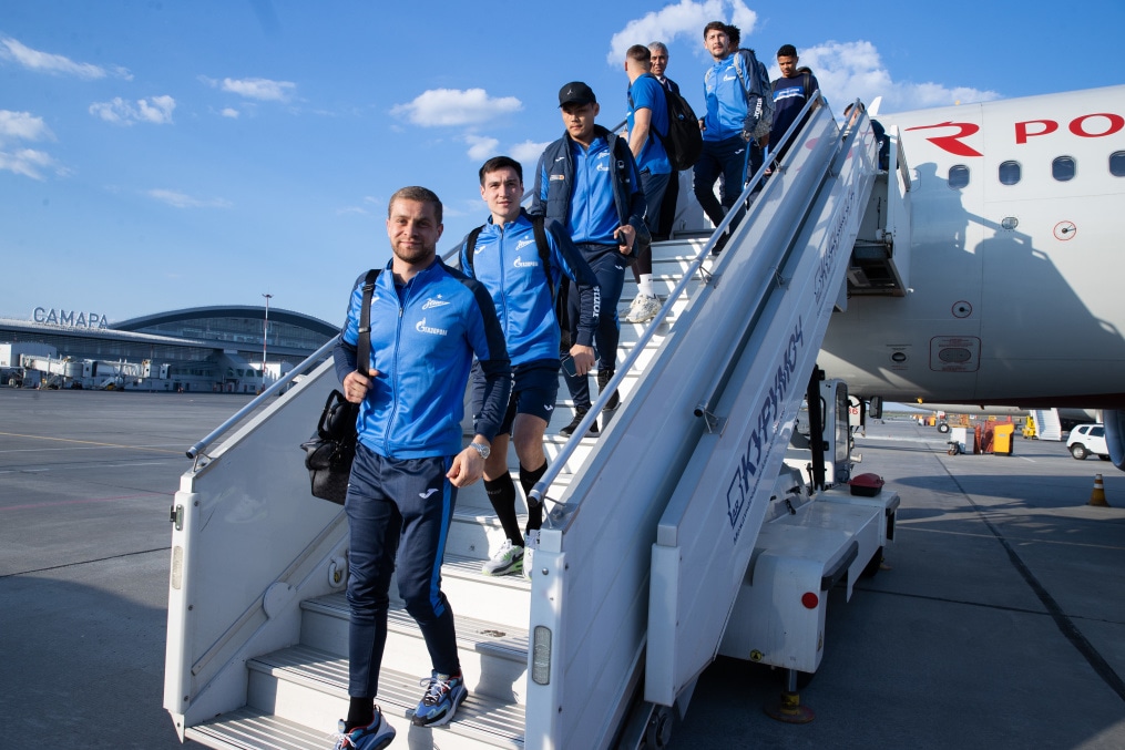 Вылет «Зенита» на матч с «Крыльями Советов»