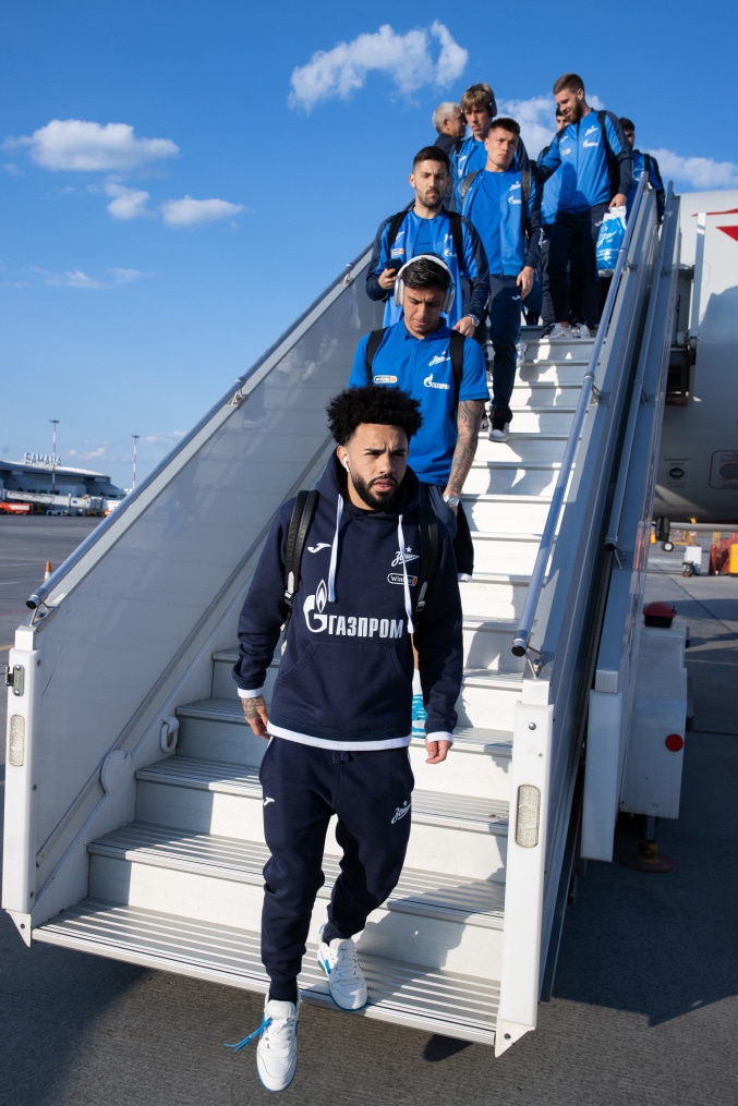 Вылет «Зенита» на матч с «Крыльями Советов»