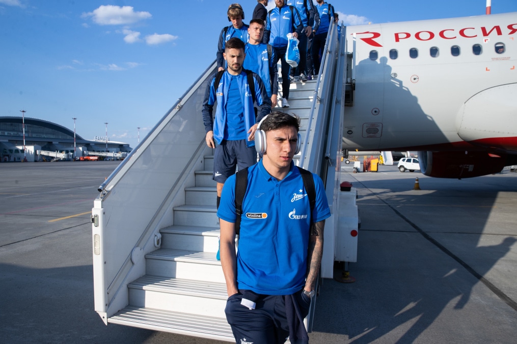 Вылет «Зенита» на матч с «Крыльями Советов»