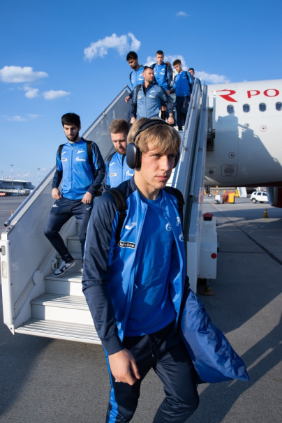 Вылет «Зенита» на матч с «Крыльями Советов»