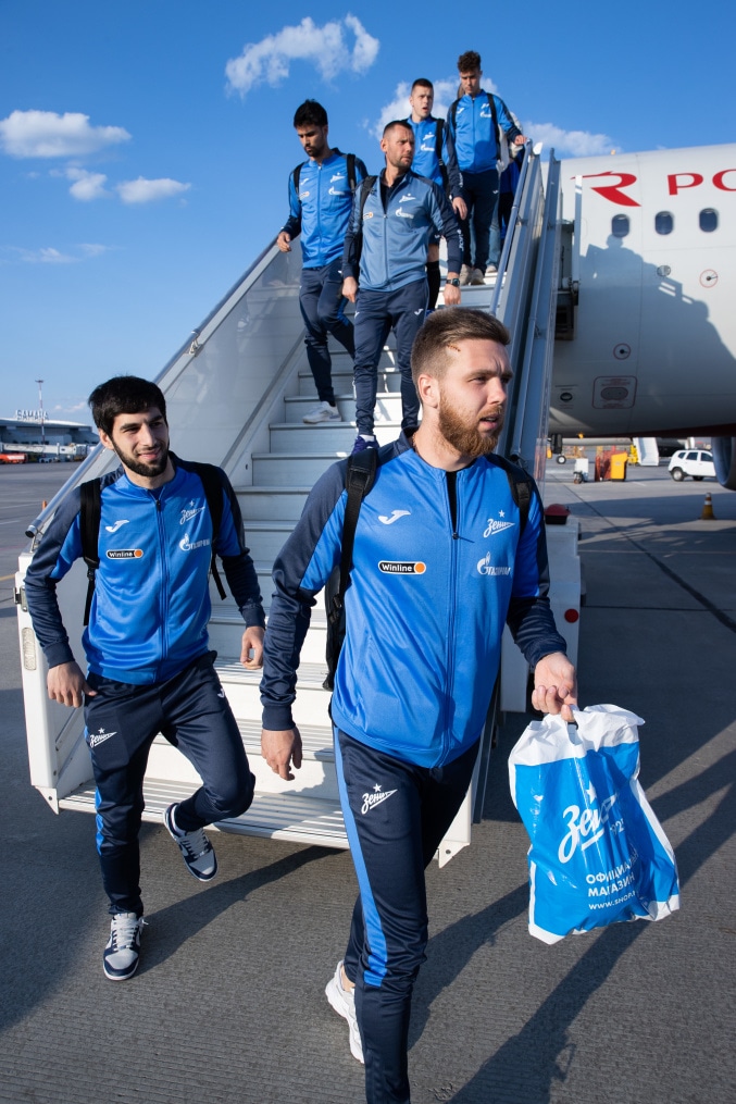 Вылет «Зенита» на матч с «Крыльями Советов»