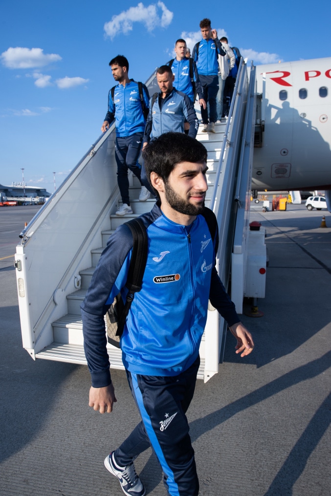 Вылет «Зенита» на матч с «Крыльями Советов»