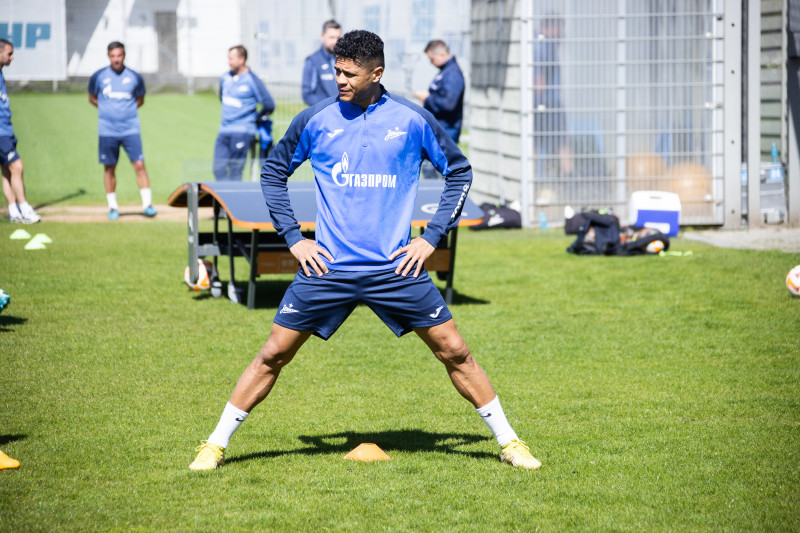 Открытая тренировка «Зенита» перед матчем с «Краснодаром»