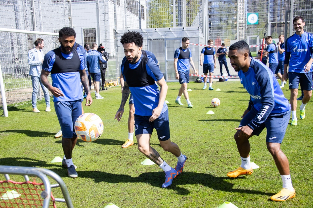 Открытая тренировка «Зенита» перед матчем с «Краснодаром»