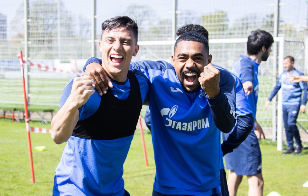 Открытая тренировка «Зенита» перед матчем с «Краснодаром»