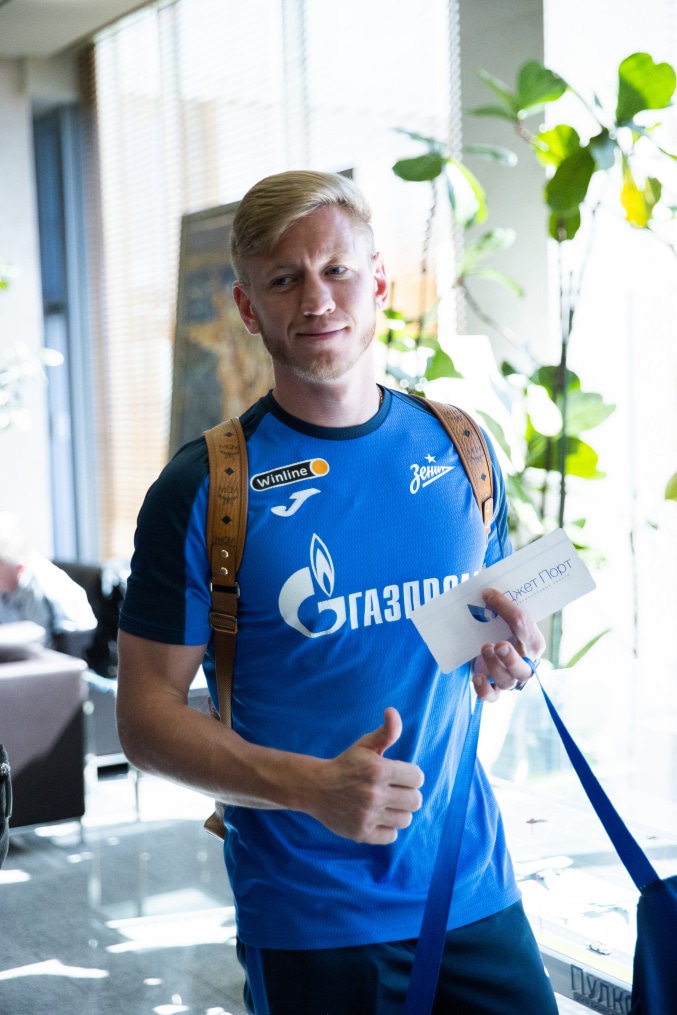 Вылет «Зенита» на матч с «Оренбургом»