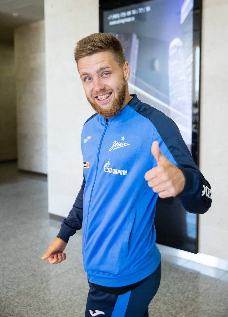 Вылет «Зенита» на матч с «Оренбургом»