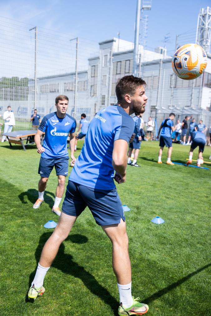 Тренировка «Зенита» перед матчем с «Сочи»