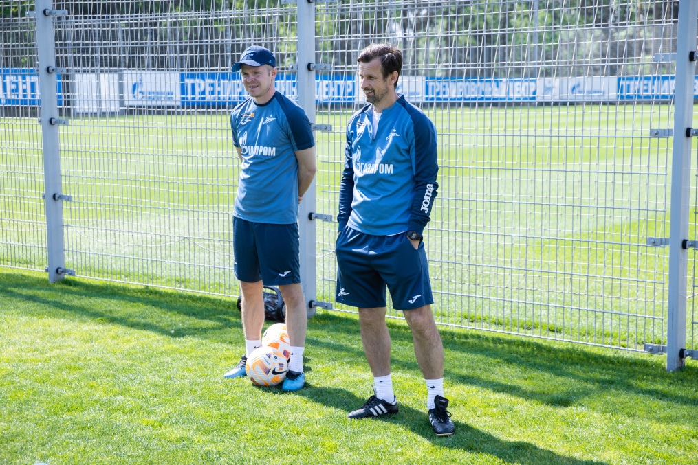 Тренировка «Зенита» перед матчем с «Сочи»