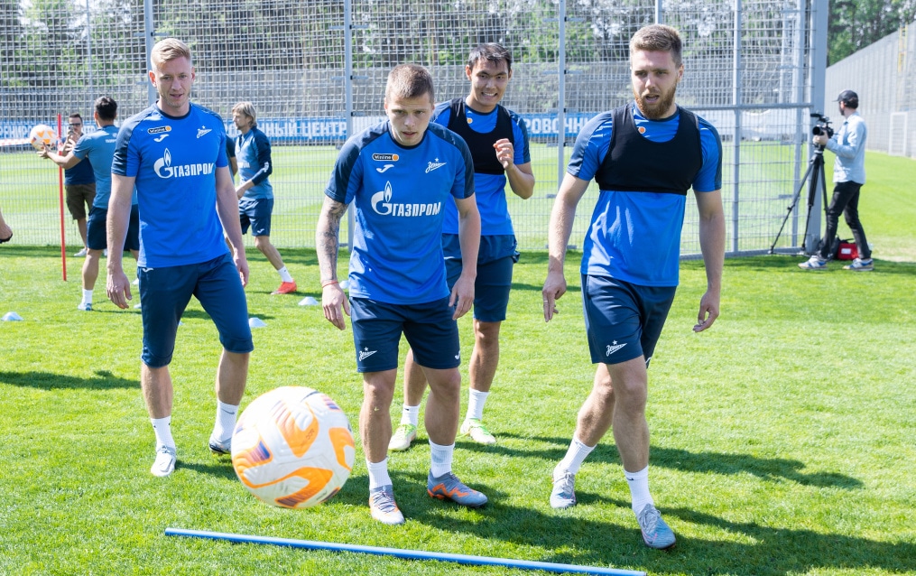 Тренировка «Зенита» перед матчем с «Сочи»