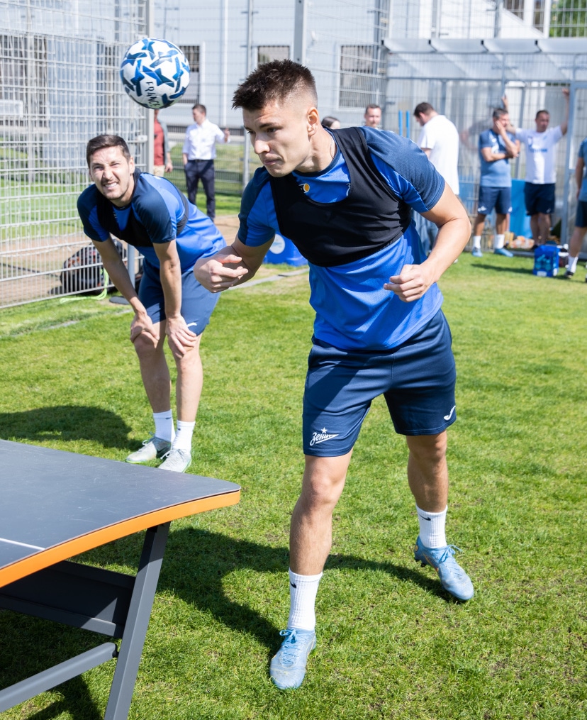 Тренировка «Зенита» перед матчем с «Сочи»