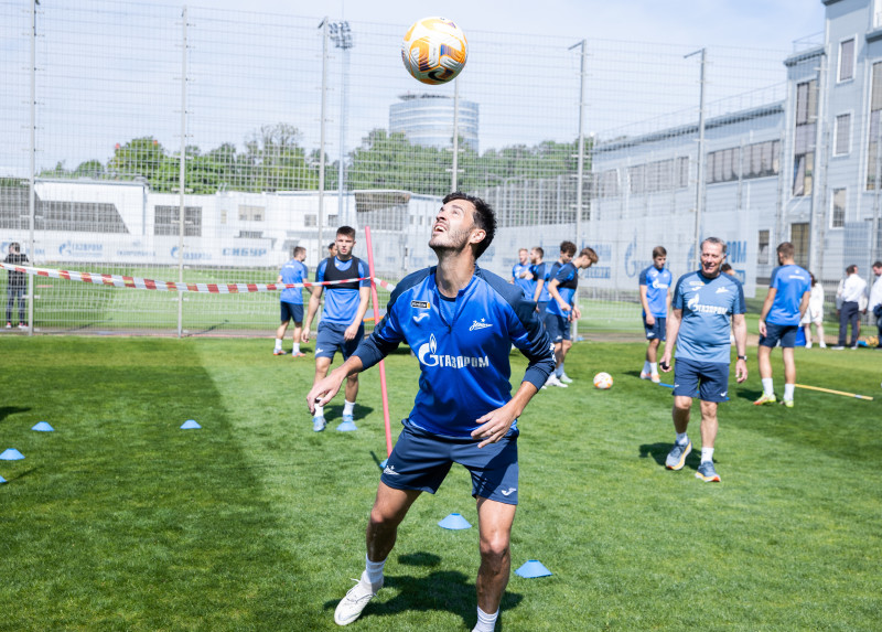 Тренировка «Зенита» перед матчем с «Сочи»