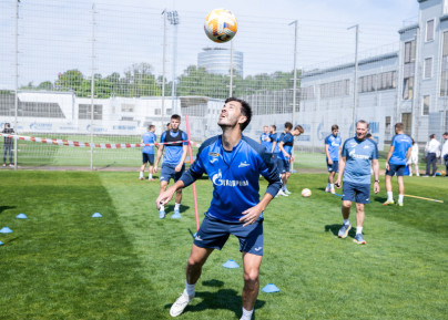 Тренировка «Зенита» перед матчем с «Сочи»