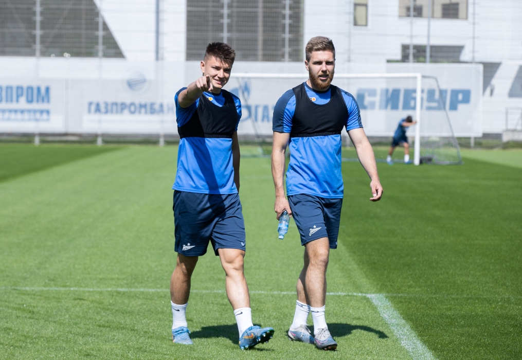 Тренировка «Зенита» перед матчем с «Сочи»