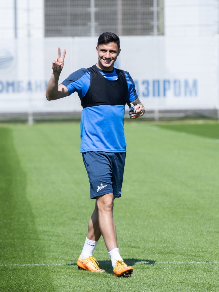 Тренировка «Зенита» перед матчем с «Сочи»