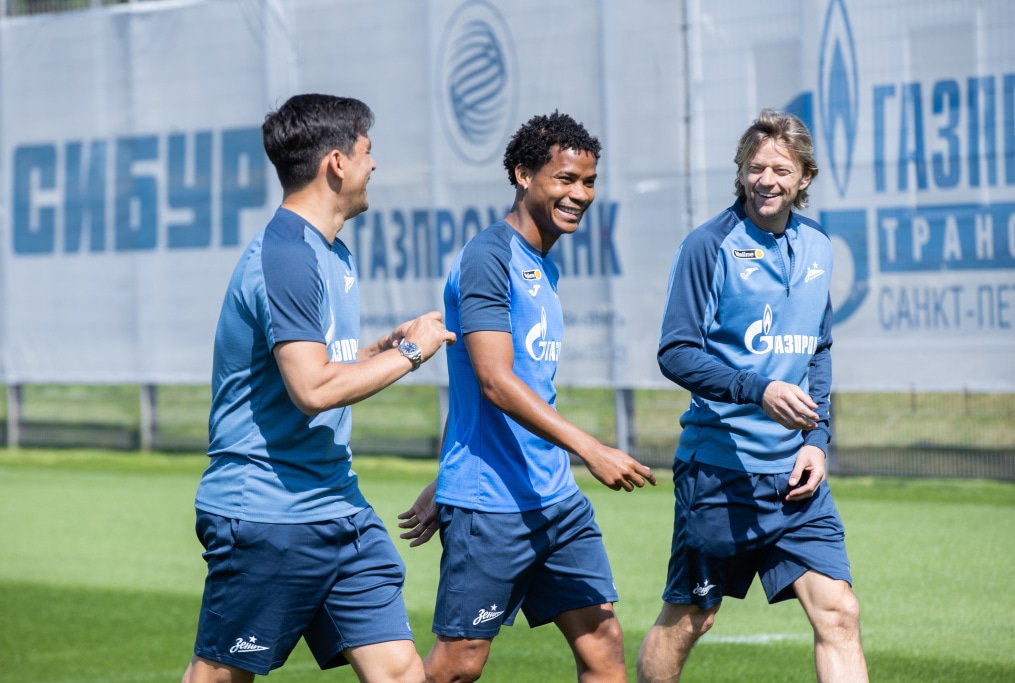 Тренировка «Зенита» перед матчем с «Сочи»