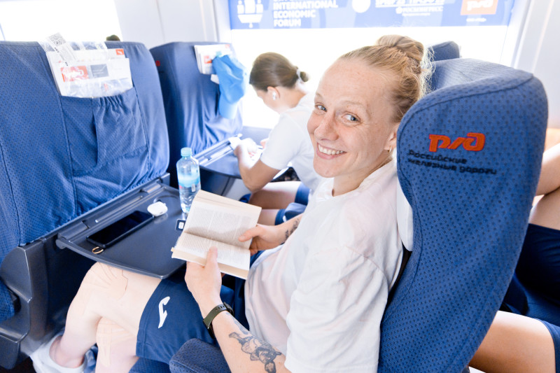 Выезд женской команды «Зенит» на матч за Супербкубок с ЦСКА