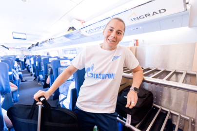 Выезд женской команды «Зенит» на матч за Супербкубок с ЦСКА